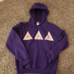 Tri Delta Stitched Letters Sweatshirt